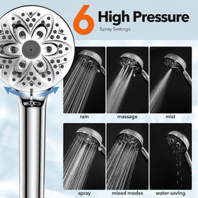 JDO 59-inch stainless steel hose reaches every corner of the shower