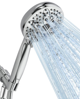 JDO 6-setting shower head panel offers versatile spray options for a refreshing bath.