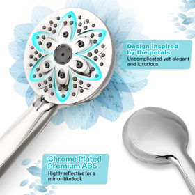 JDO air-induction technology boosts water flow with added air for a stronger feel.