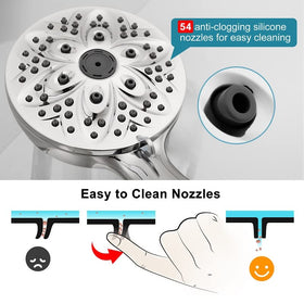 JDO easy installation with universal G1/2 inch thread fits most showers quickly.