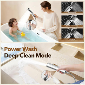 JDO full-body coverage with three overhead modes and four handheld modes.