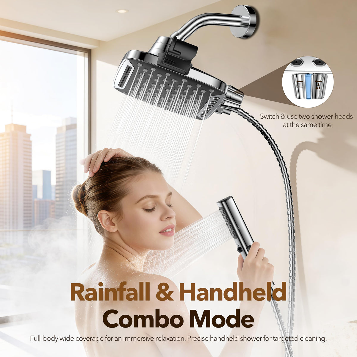 JDO handheld sprayer offers precise rinsing and flexible cleaning.