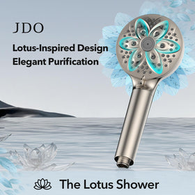 JDO high-pressure air-induction delivers strong flow even under low water pressure