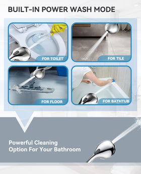 JDO 71-inch hose extends reach for easier rinsing and cleaning