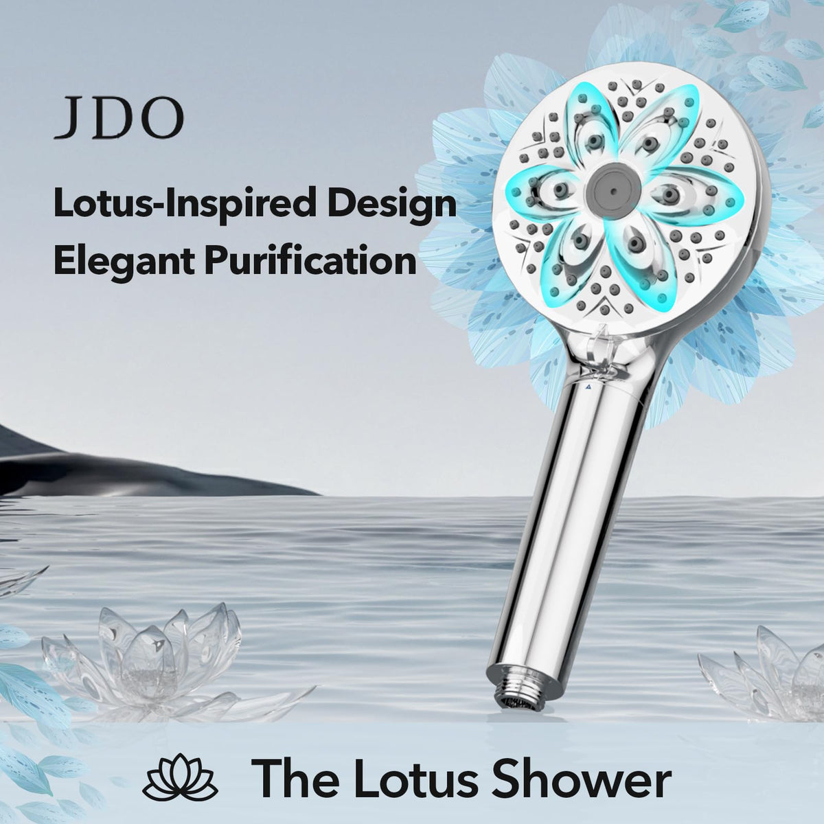 JDO replaceable filter cartridge maintains water quality for cleaner feel