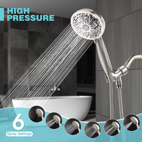 JDO shower head with air-induction delivers high-pressure feel