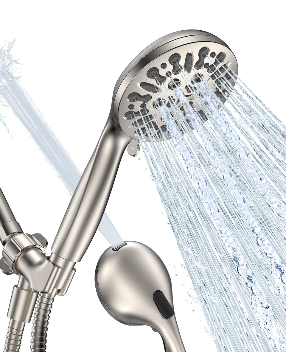 JDO handheld shower head with 9 settings for versatile showers