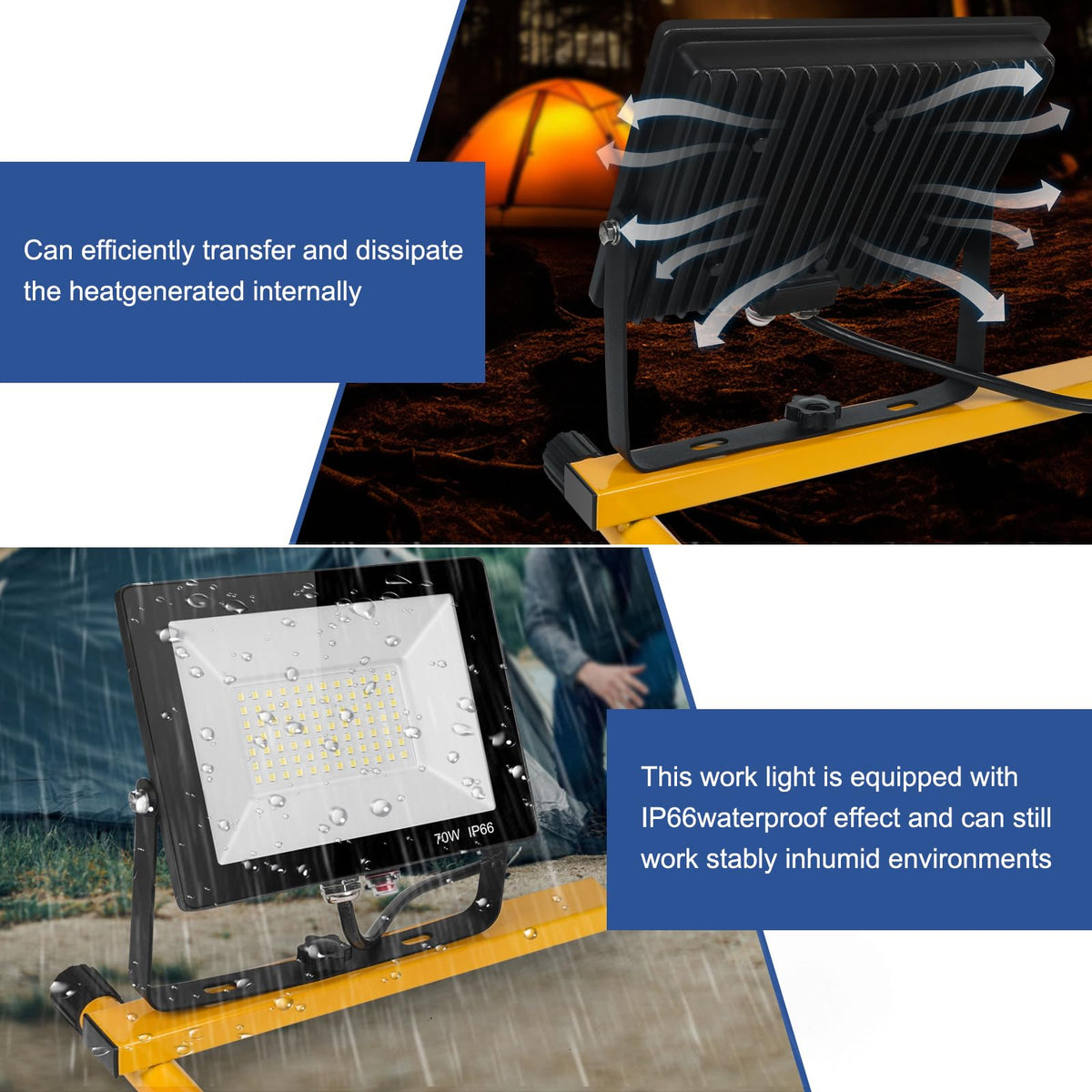 JDZKOMKE aluminum shell and tempered glass endure tough job-site conditions
