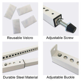 JEACENT discreet track-fit blends with window decor for subtle security