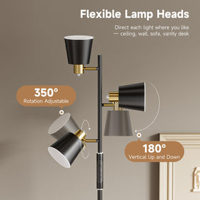Jeagop tree lamp with four color temperatures for different moods.