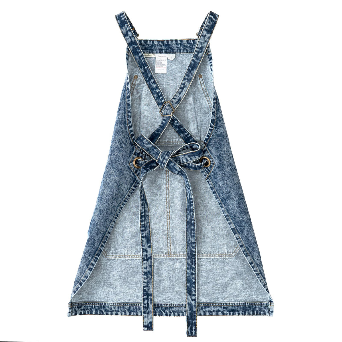 Jeanerlor denim apron adjustable straps for a secure fit