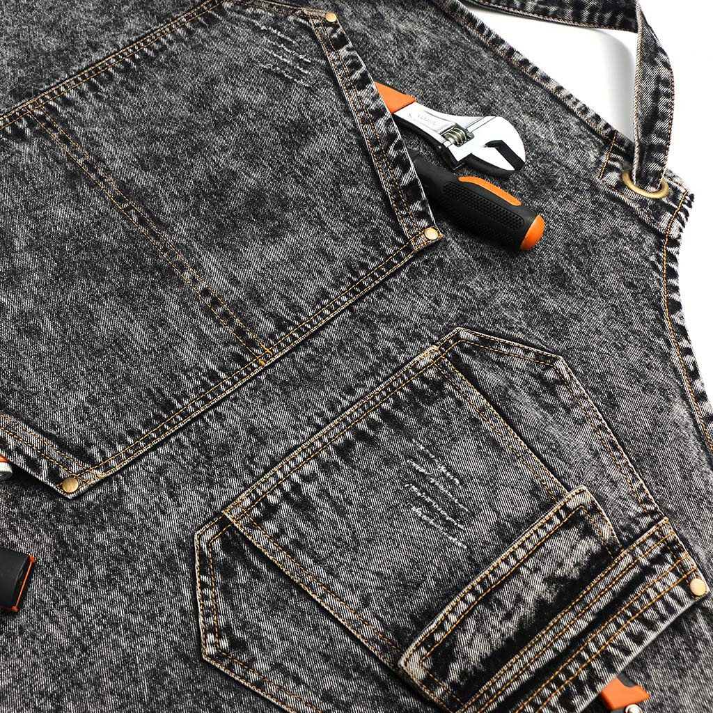 Jeanerlor reinforced stitching and thick thread enhance wear resistance.