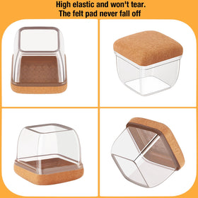 Jeaoouu easy installation without tools or adhesives
