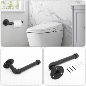 Jeasor paper towel holder keeps spare towels neatly accessible on the wall.