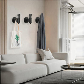 Jeasor rustic metal wall decor adds vintage industrial charm.