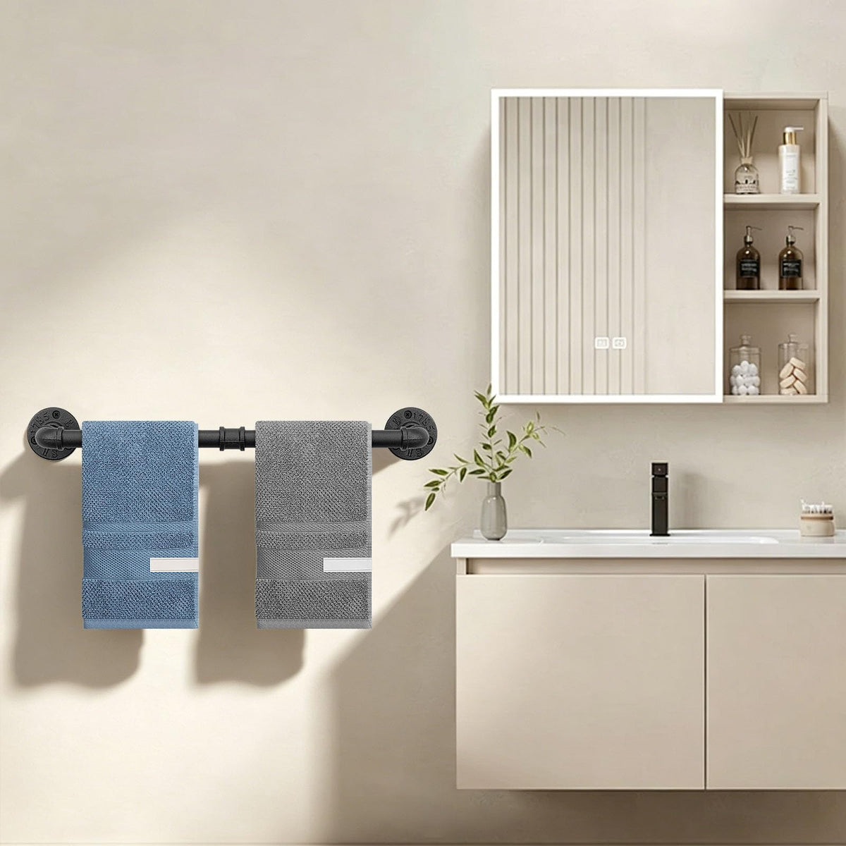 Jeasor wall-mount hardware demonstrates sturdy screws and concealed design for a clean install.
