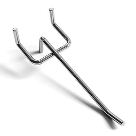 JEAWIWI pegboard hooks main view showing sturdy metal organization for tools.