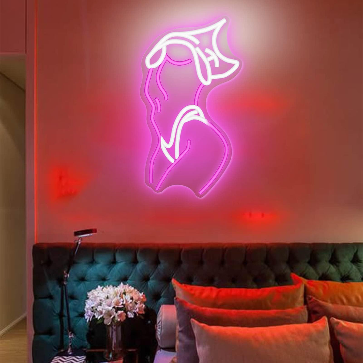 JEDAEMEN acrylic backboard LED neon is safe, durable, and cool to touch.