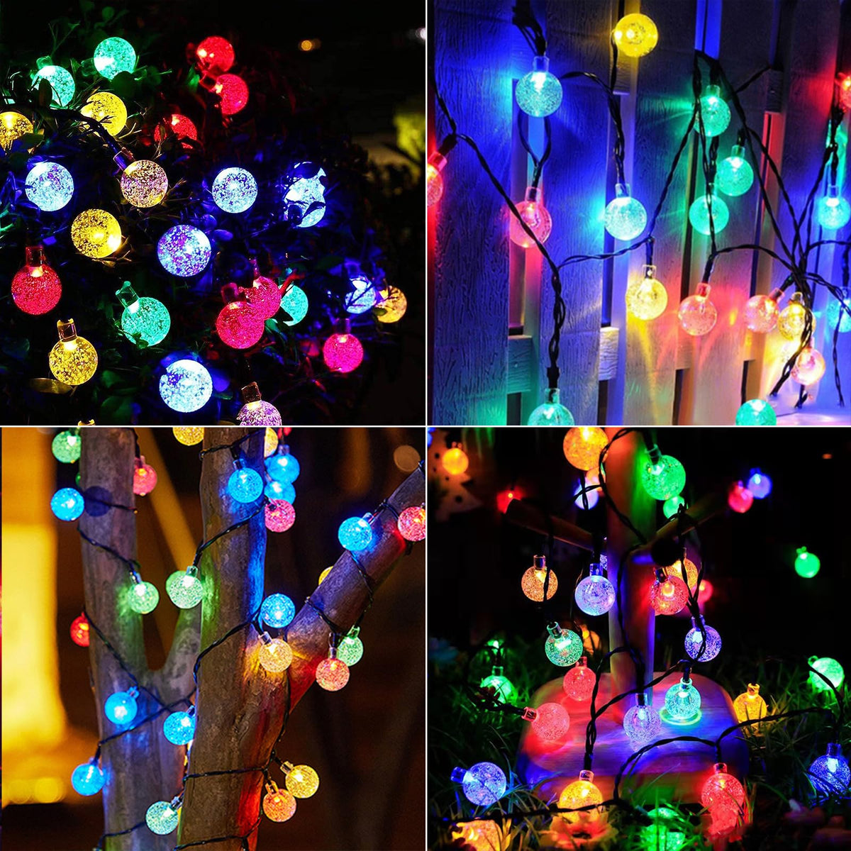 Jedavai Solar String Lights show eight modes for weddings and parties, enabling varied moods.