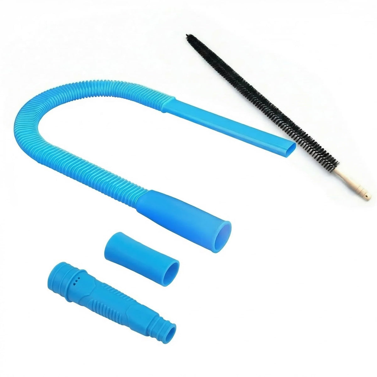 Jegkzovc dryer vent cleaner kit extendable hose reaches deep into vents for thorough cleaning.