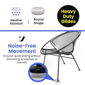 Jejavu noise-reducing patio glide lowers screeching during repositioning.