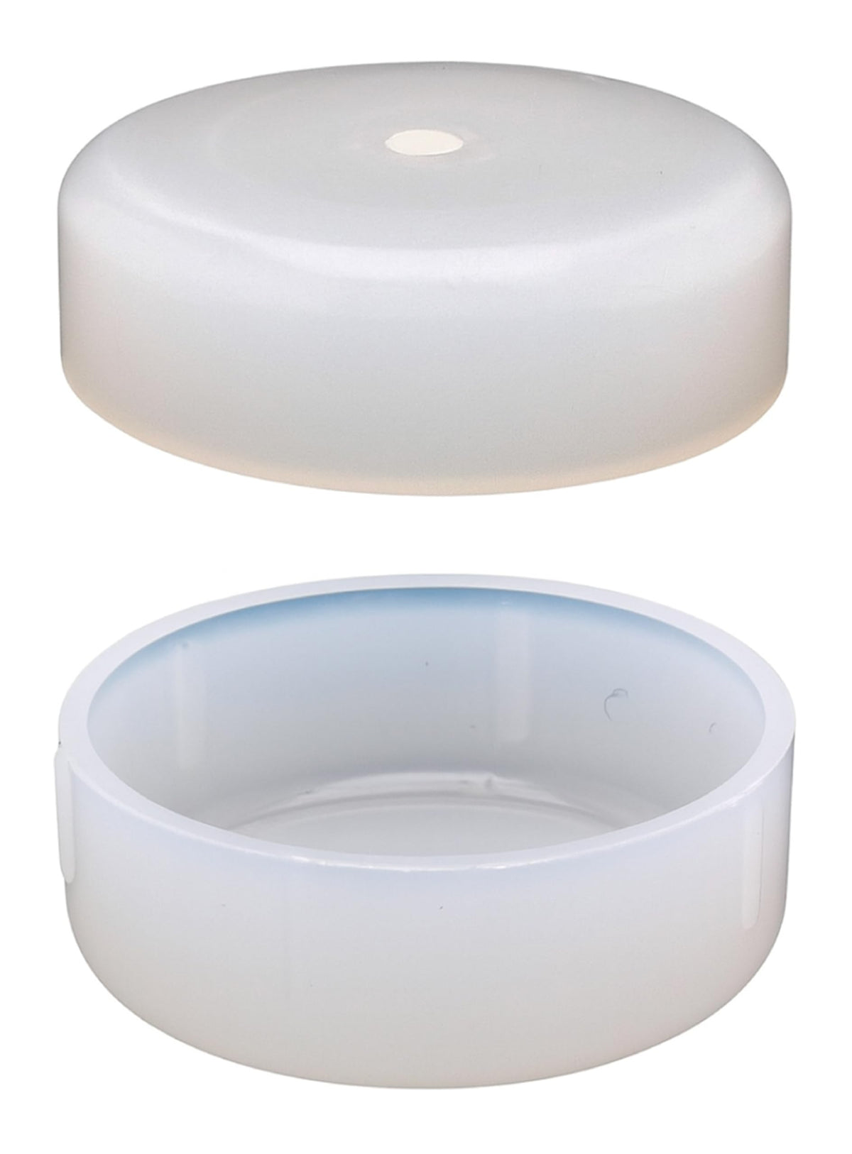 Jejavu wrought-iron chair glide white round reduces movement noise on outdoor surfaces.