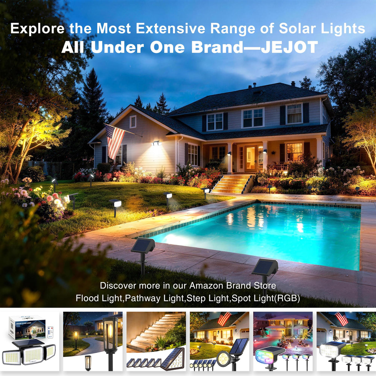 JEJOT 8-pack provides scalable outdoor lighting