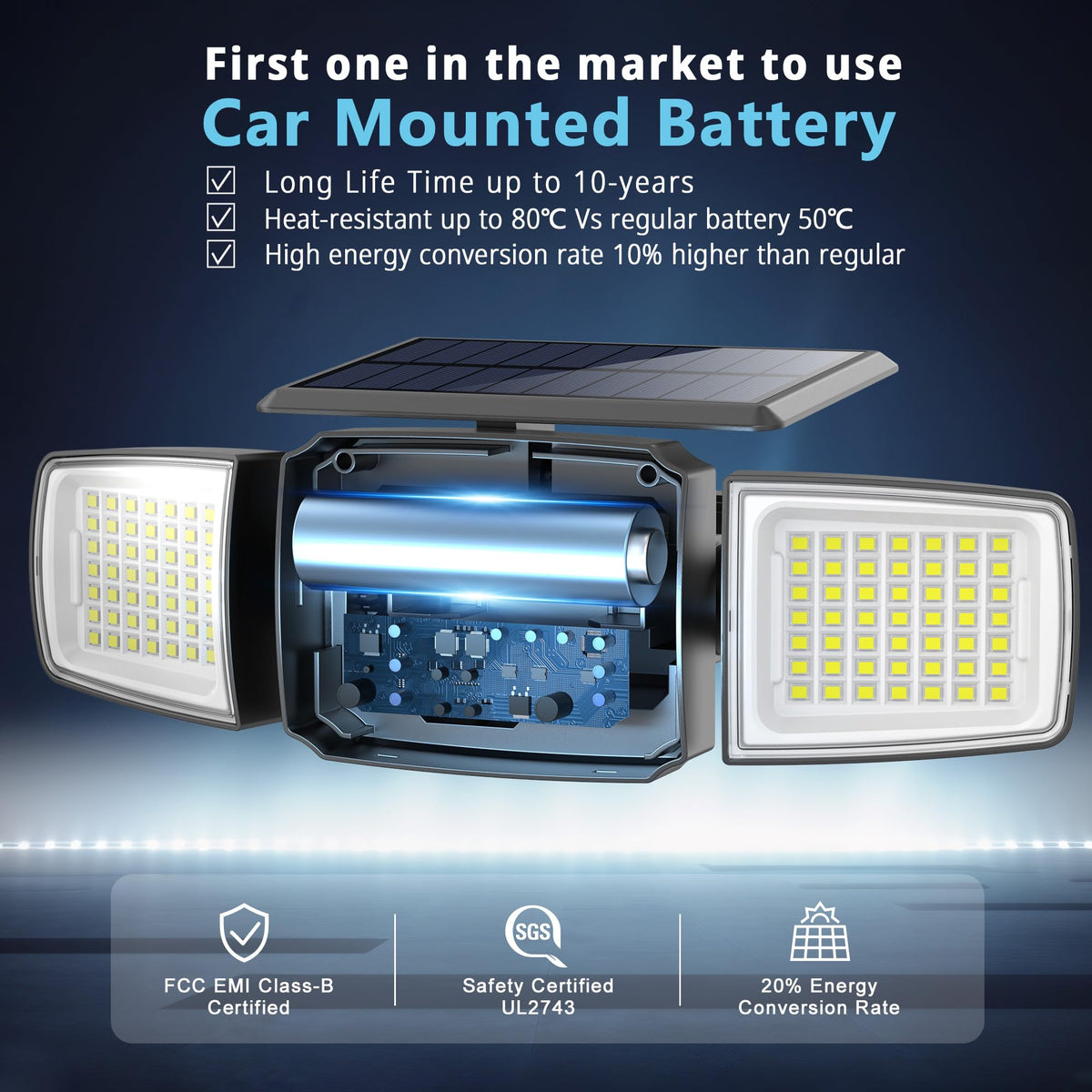 JEJOT car-grade battery enables long-life performance.
