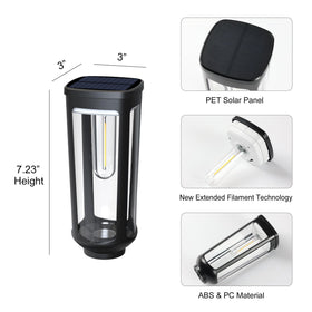 JEJOT solar pathway light enhances garden decor along walkways.