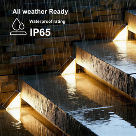 JEJOT ABS-bodied lights resist weather for durable outdoor use.