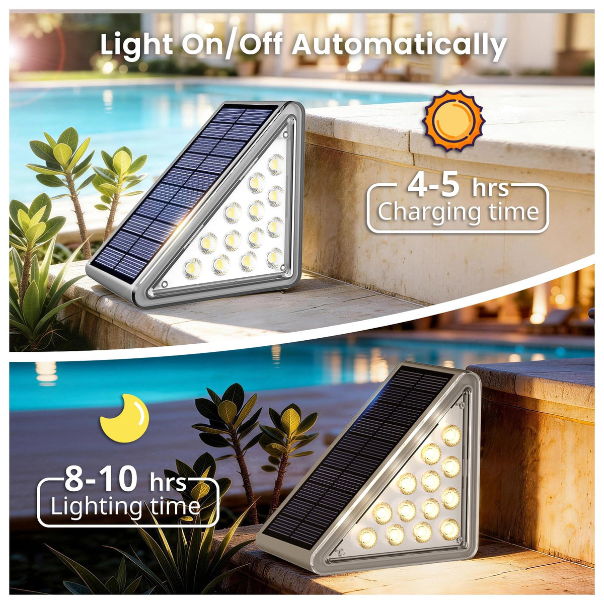 JEJOT lights offer two installation options for flexible mounting.