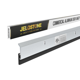JELOSTONE N315 door sweep face detail showing weather-sealed protection for exterior doors
