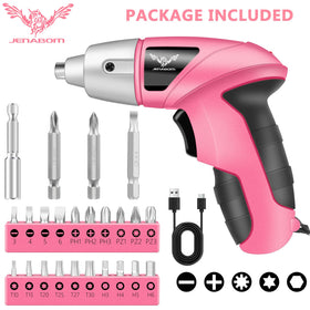 JENABOM 24-piece bit set, ready for quick screw tasks.