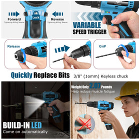 Jenabom ergonomic drill grip enhances comfort during long DIY sessions.