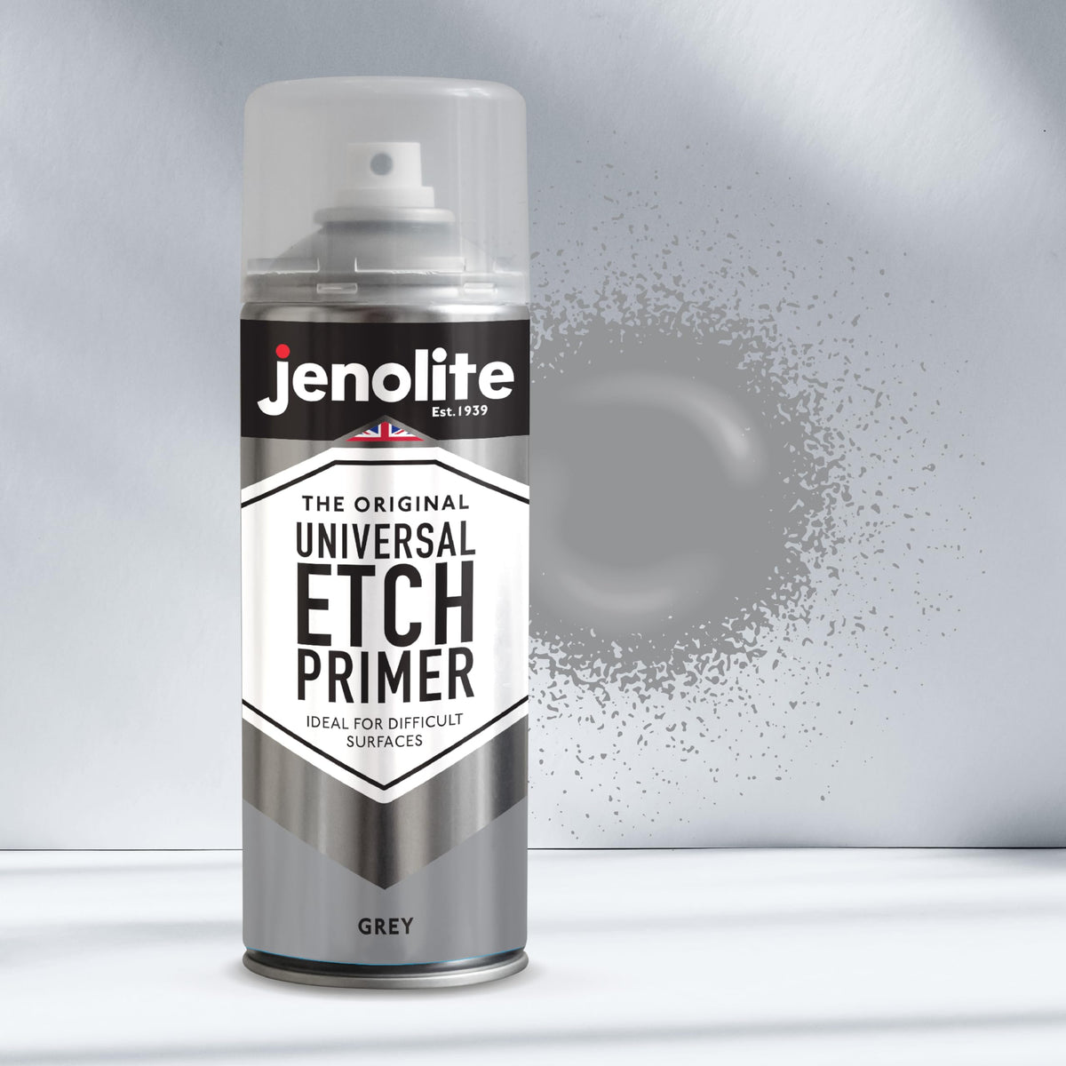 JENOLITE Universal Etch Primer Grey galvanised steel base for bonding