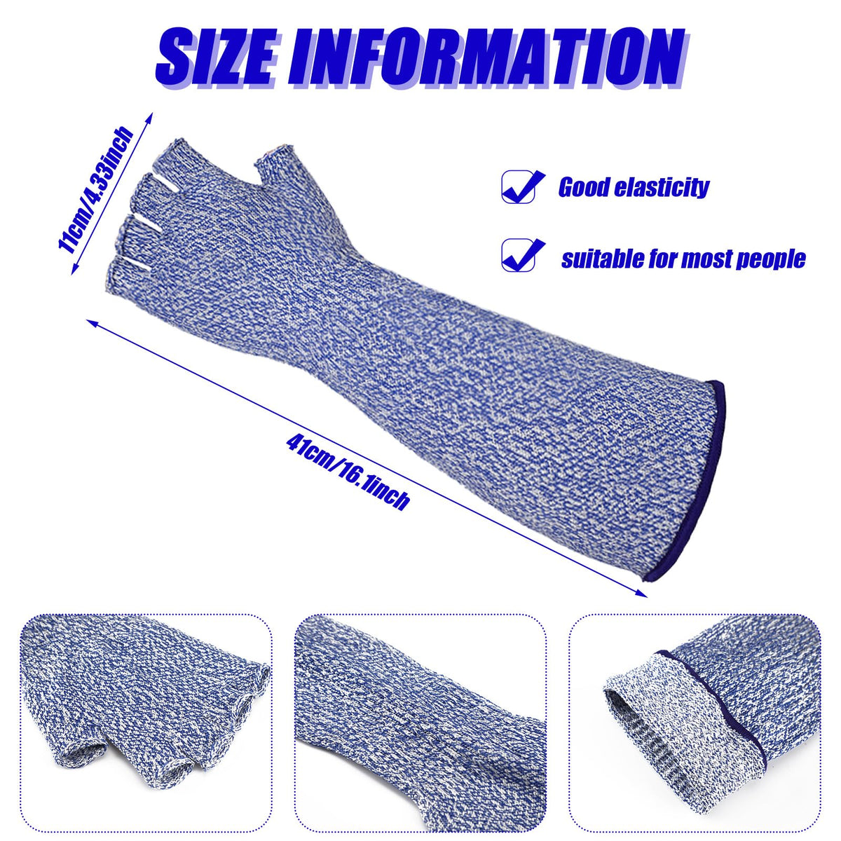 JenPen arm sleeve on-arm fit demonstrates comfortable, snug protection