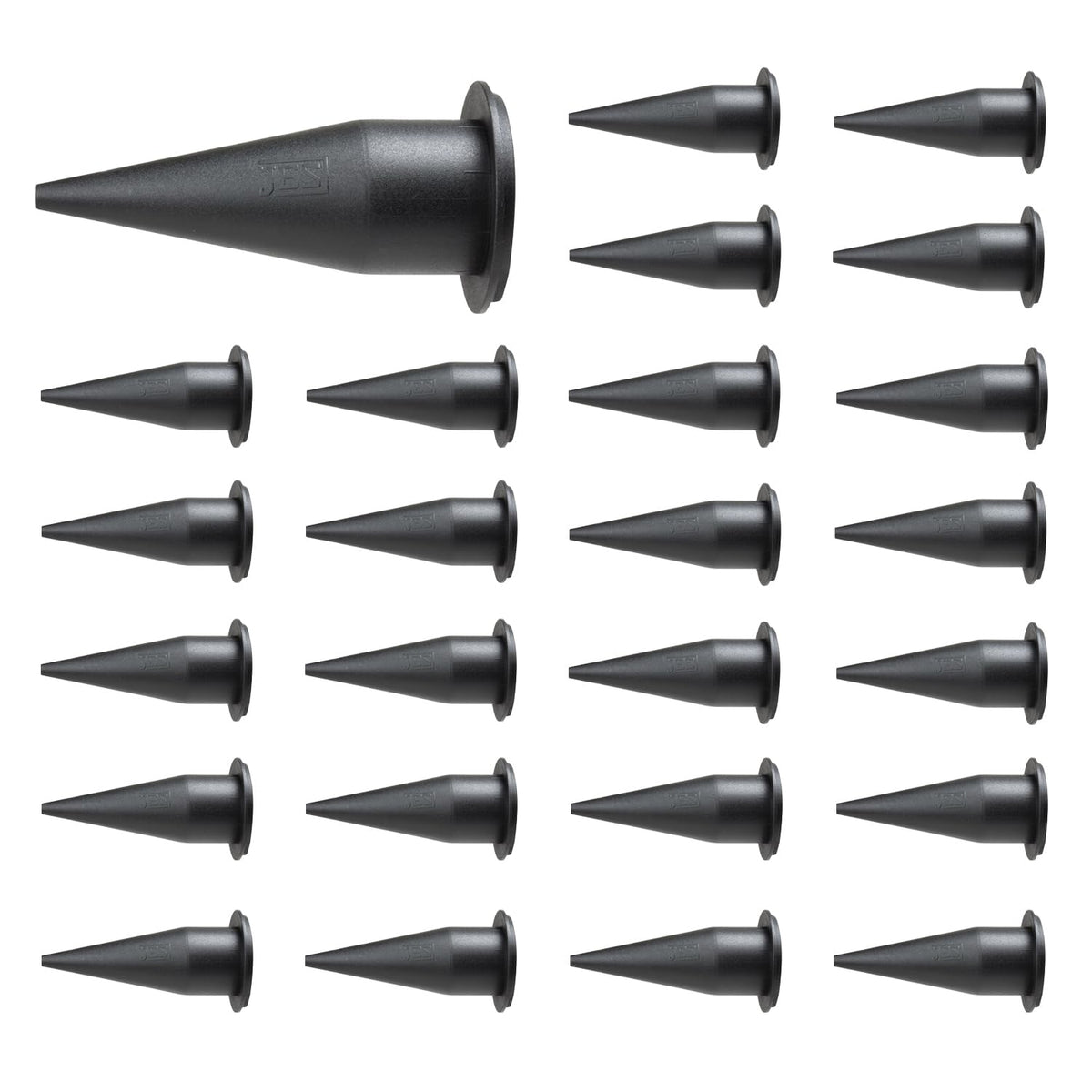 JES Innovations cone nozzle 25-pack product, durable for caulk guns