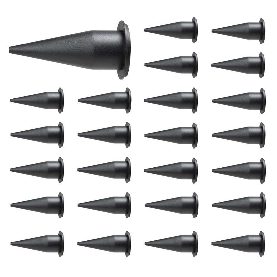 JES Innovations cone nozzle 25-pack product, durable for caulk guns