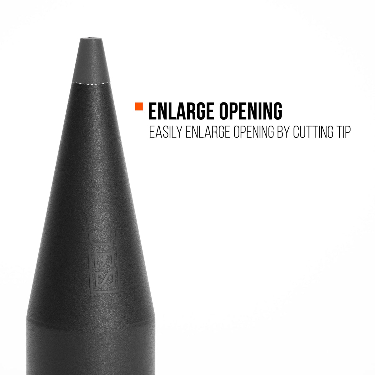 JES Innovations cone nozzle base with outer and inner diameters