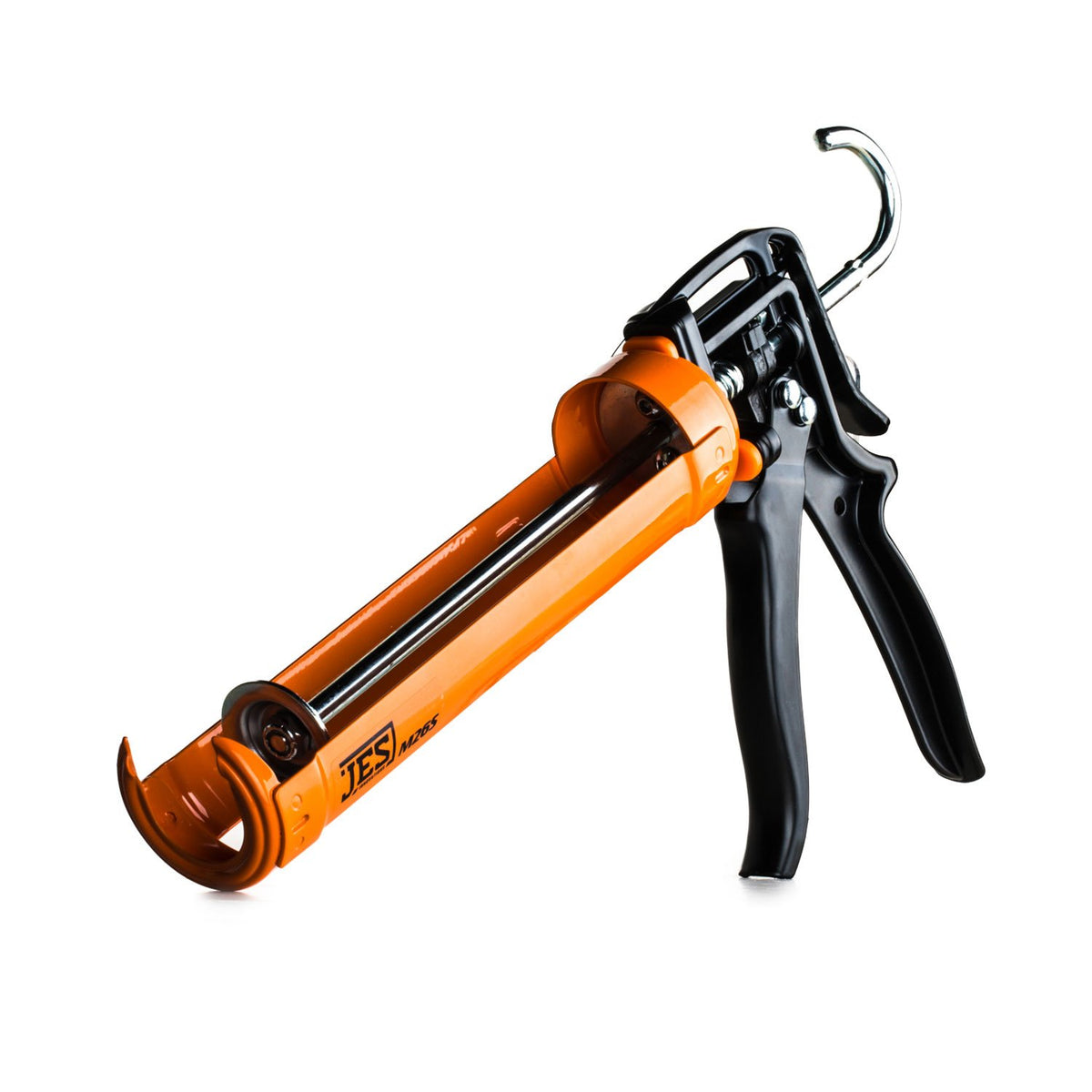 JES Innovations JES M26S 10 oz caulk gun for smooth, precise application in tight spaces.