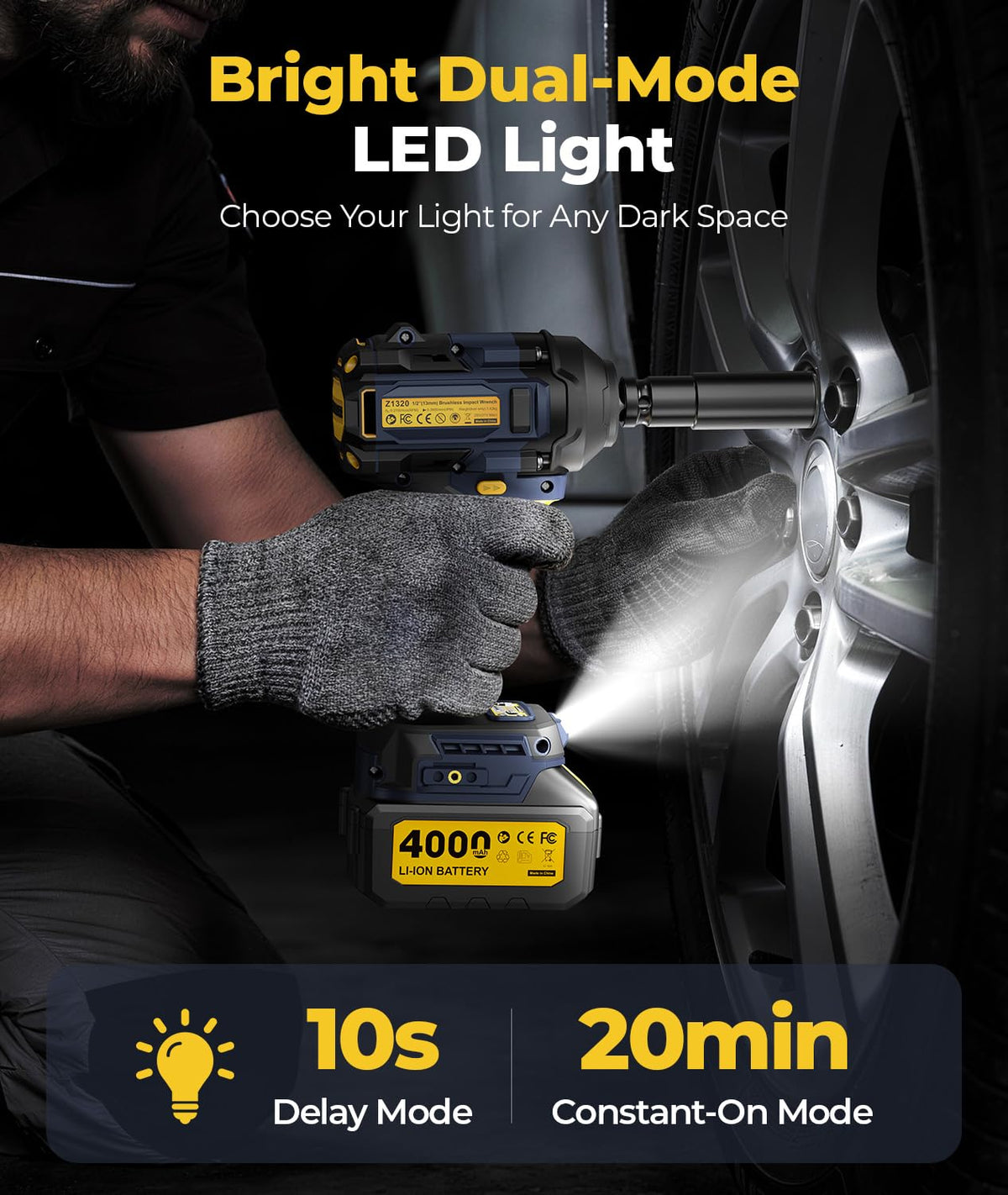 Four modes and a variable trigger enable versatile repairs across tasks