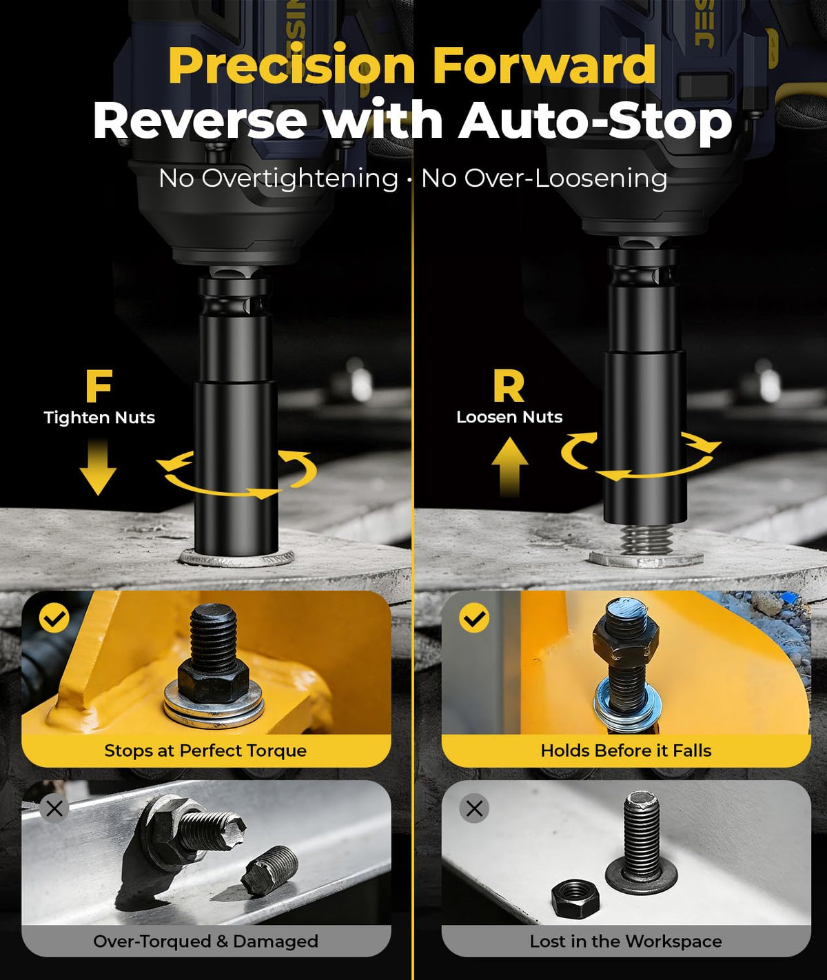 Bright LED work light helps illuminate dim work areas under vehicles
