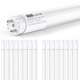 JESLED 16-pack T8 LED bulbs ready for plug-and-play installation