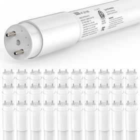 JESLED 4ft T8 LED bulbs illuminate garages with daylight brightness.