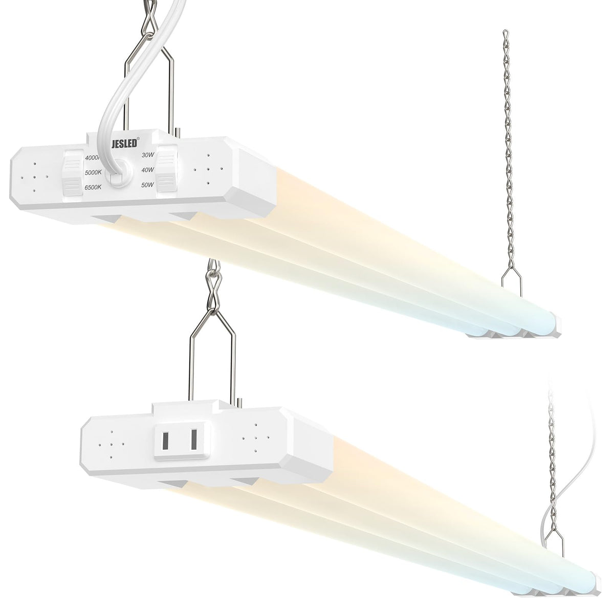JESLED 4ft shop light with three CCTs for flexible ambient illumination