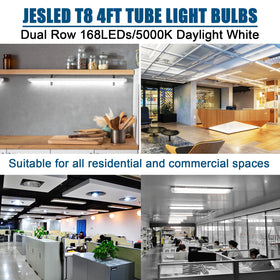 JESLED long-life tube reduces maintenance with 50,000+ hours.