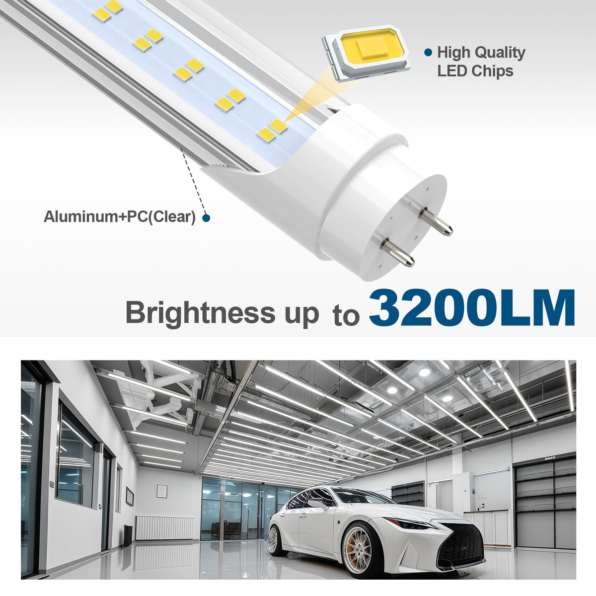 JESLED plug-and-play installation simplifies retrofitting in fixtures.