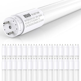 JESLED 4ft T8 LED tube with glass housing for durable, diffused illumination.