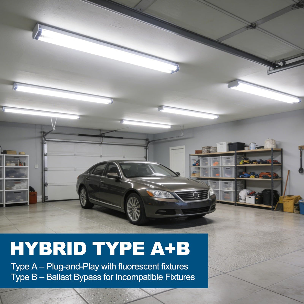 JESLED 4ft T8 tube bright 3200+ lumens for brighter spaces