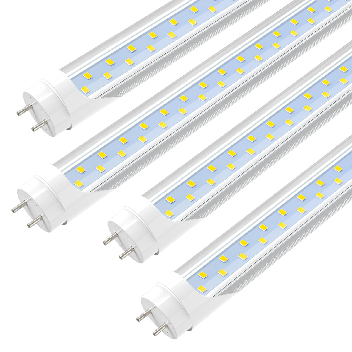 JESLED 4ft T8 tube in fixture provides steady light and easy installation